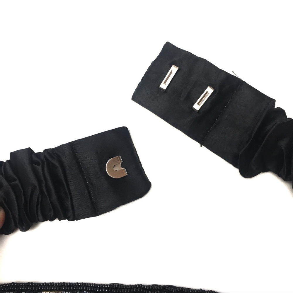 Vintage Colorful Beaded Stretch Waist Belt Large - Picture 4 of 5